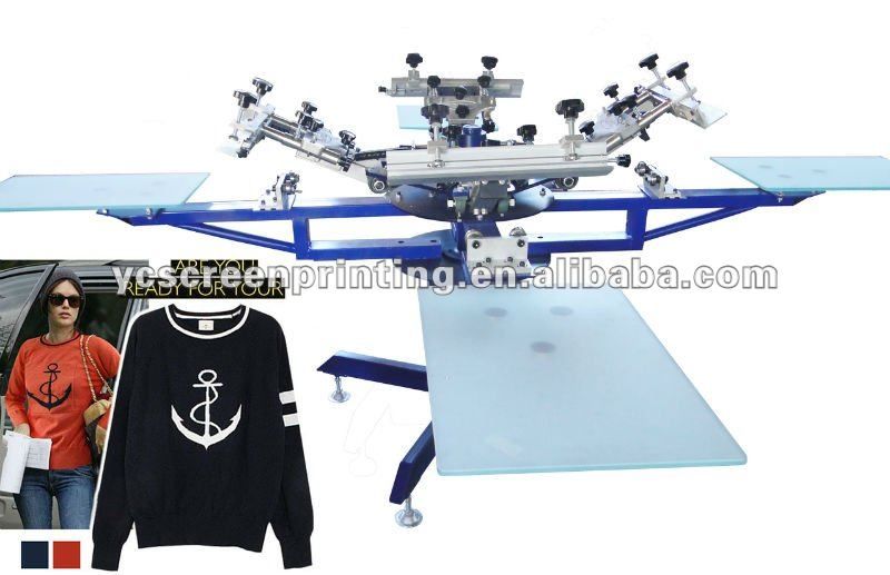 manual screen printing machine