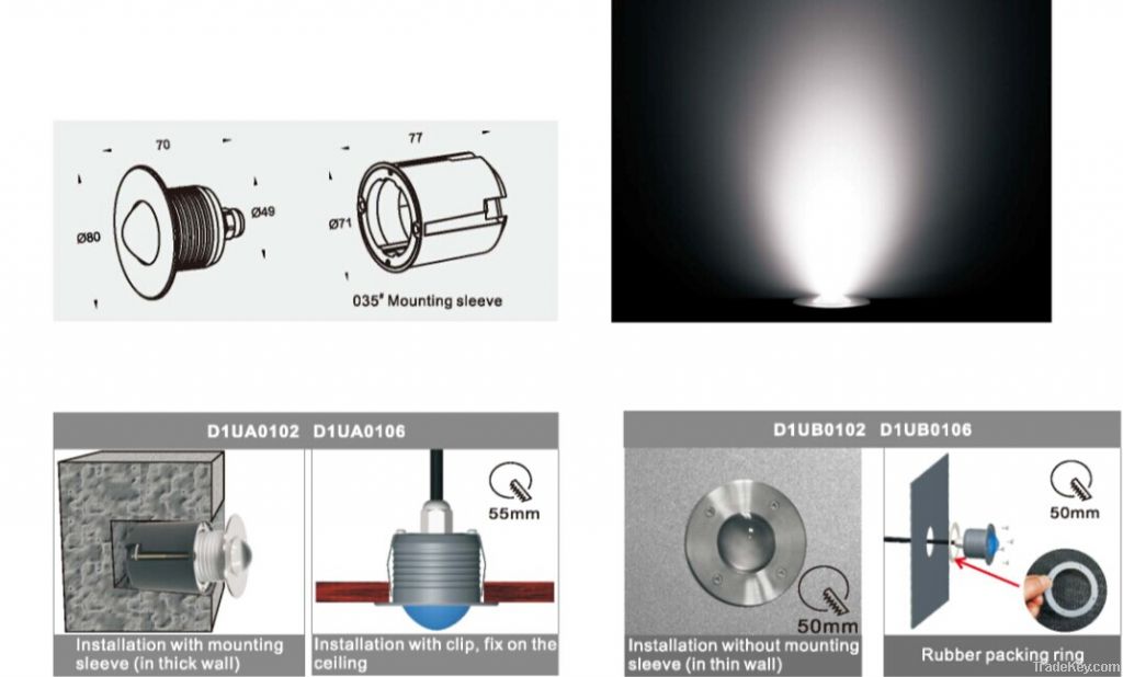 LED Wall Accessed Outline Light