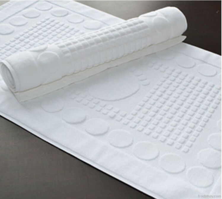 100% Cotton Bath Mat Eboss