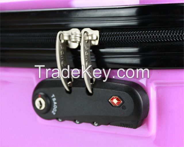 Purple luggage bag especially for ladies