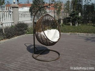 Excellent Contemporary Outdoor Rattan Furniture Swing Chair For Cafe