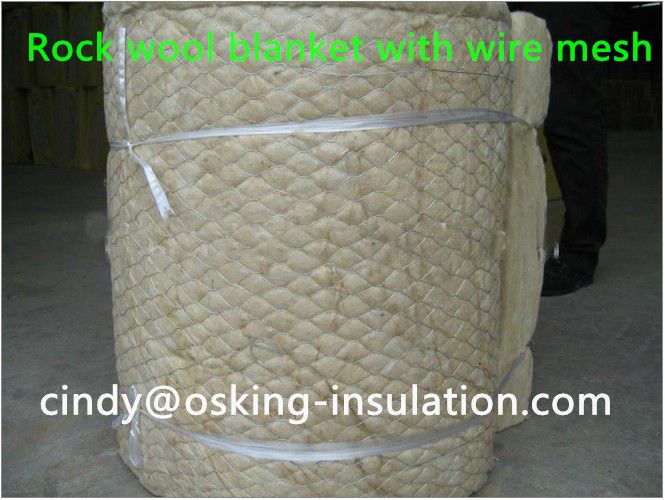 cheap price rock wool blanket with wire mesh good quality FACOTY directly