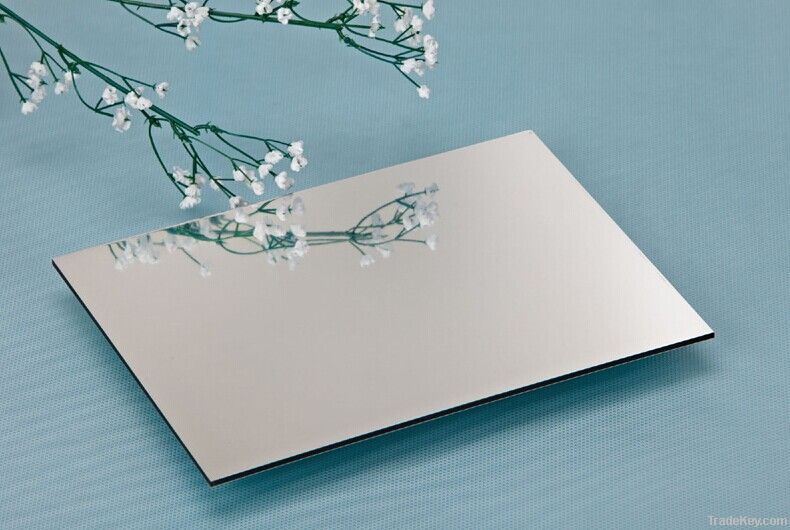 hot selling 0.3&0.4mm 86% reflective aluminum mirror panel