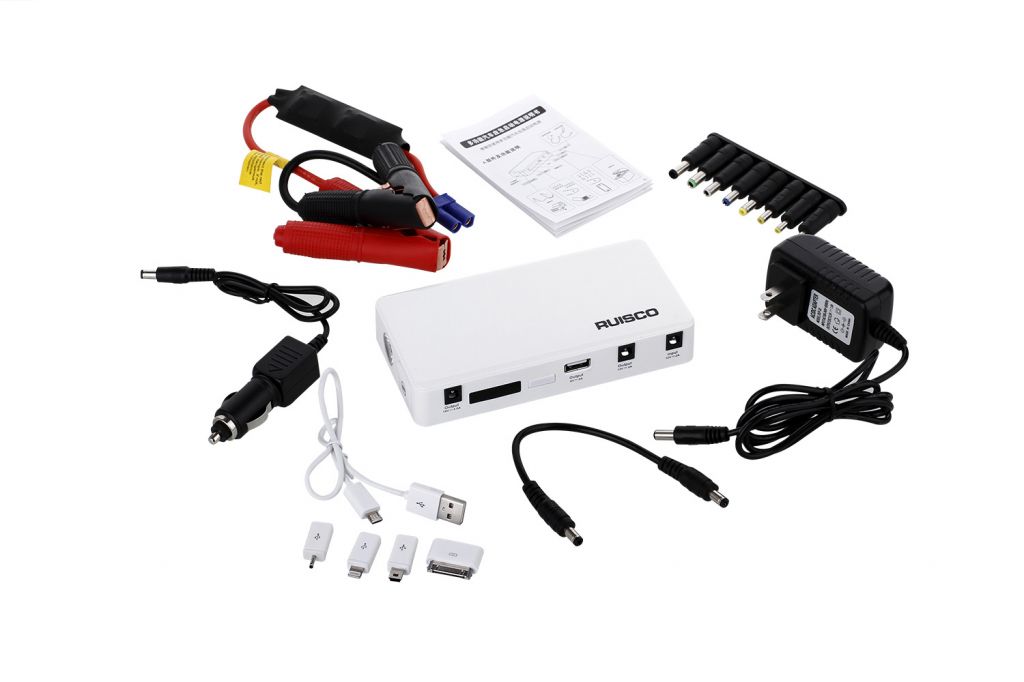 Multi-function Emergency Jump Starter For Car/mobile Phones/ Tablets/notebook