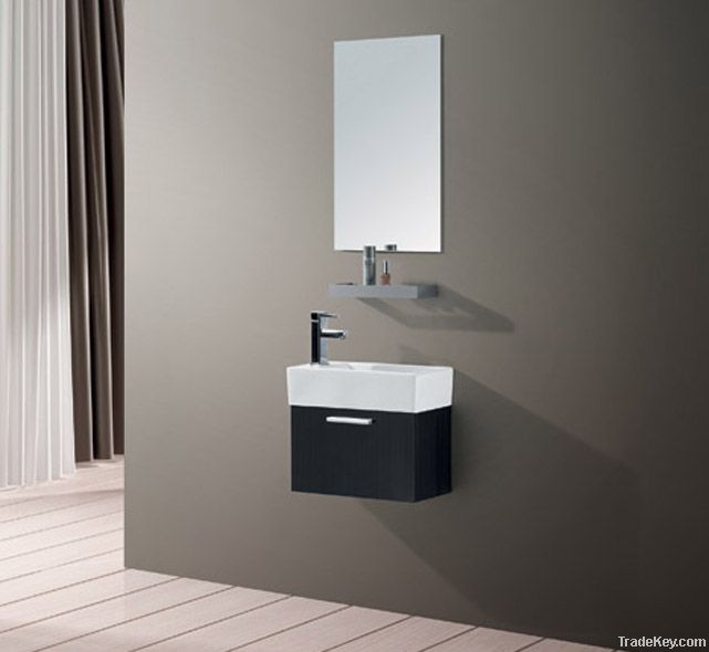 Commercial Black Mini Bathroom Vanity