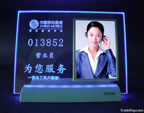 Led Light Photo Frame for Public