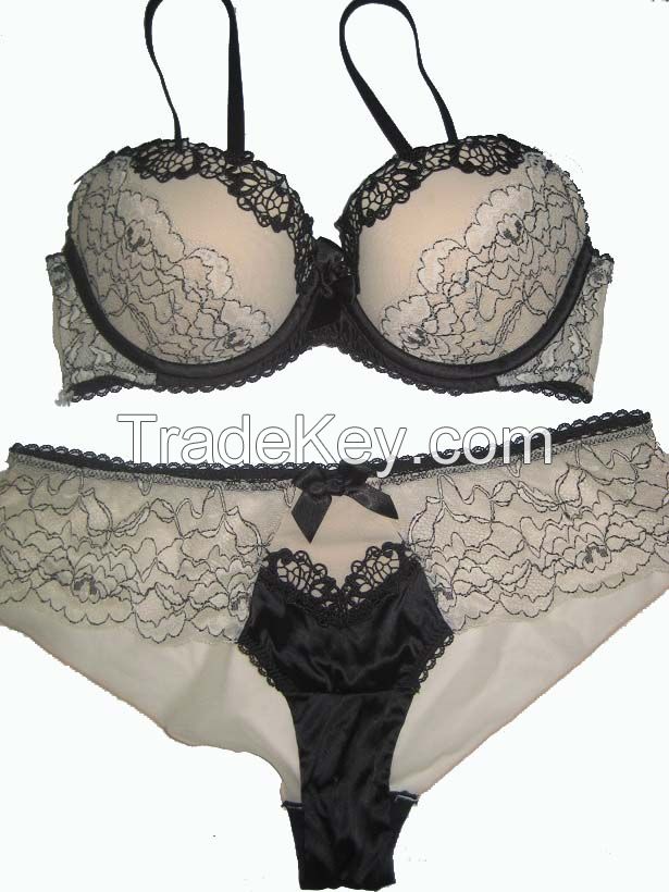 stylish sexy lingerie women underwear bra and briefs