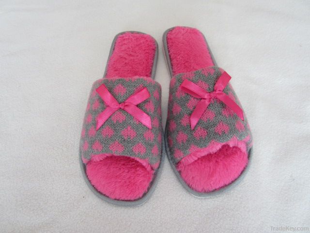 open toe slipper