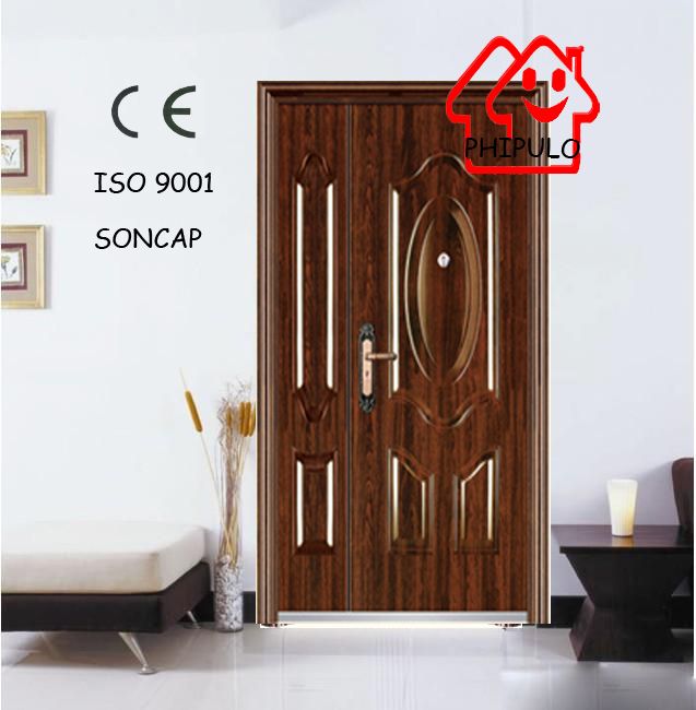 Popular design good quality entrance exterior steel security door