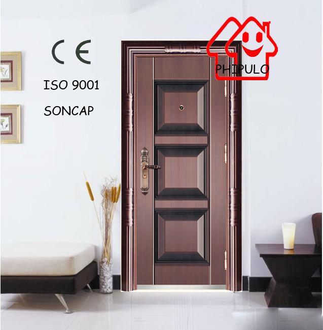 Popular design good quality entrance exterior steel security door