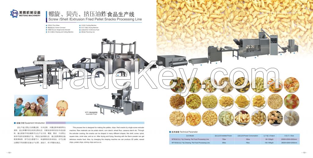 Full Automatic Pasta macaroni machine/macaroni production line