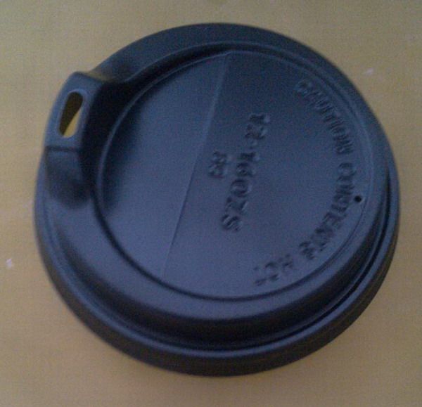 Hot drink lid Plastic lid Disposable lid Paper cup lid(12Oz)