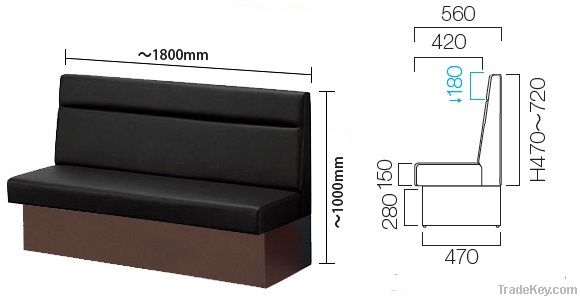 sofa/ chair/ restaurant sofa