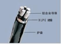 Alloy Aluminum Cable, XLPE Insulated, PVC Sheathed