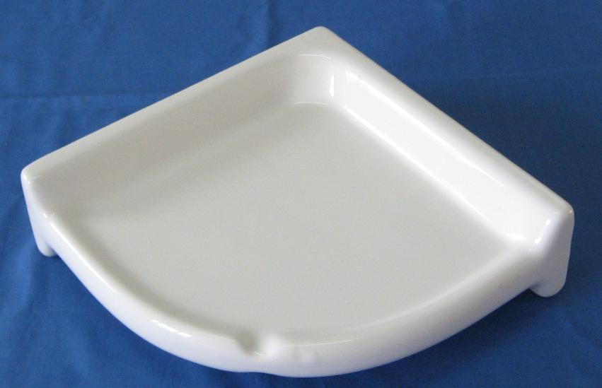 Porcelain corner tray