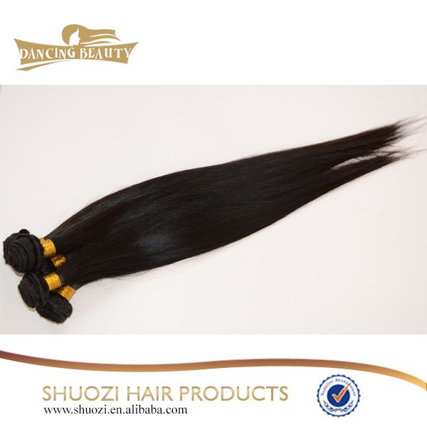 Finest Quality Reasonable Price Peruvian Human Hair Weft Silky Straight Wave 