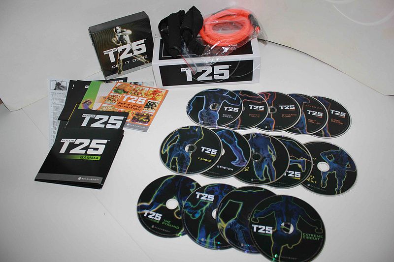 Hot Selling Foucs T25 workout fitness videos DVD Set with original package DHL free shipping