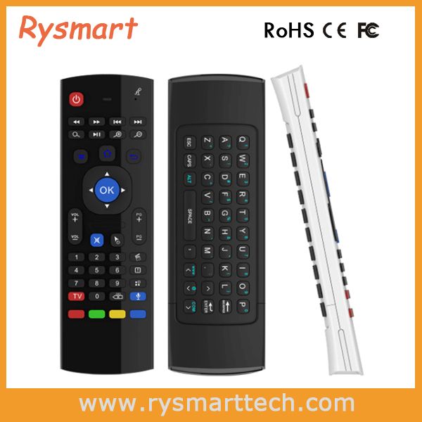 RF 2.4G Wireless Mini Air Mouse Remote Control for Laptop PC Android Google TV Box MX3