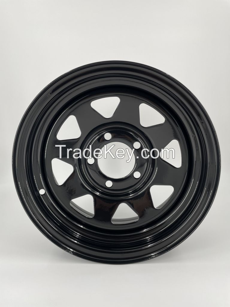 steel wheel rims 15 inch 16inch trailer wheels passenger car wheels 4x4 wheel 