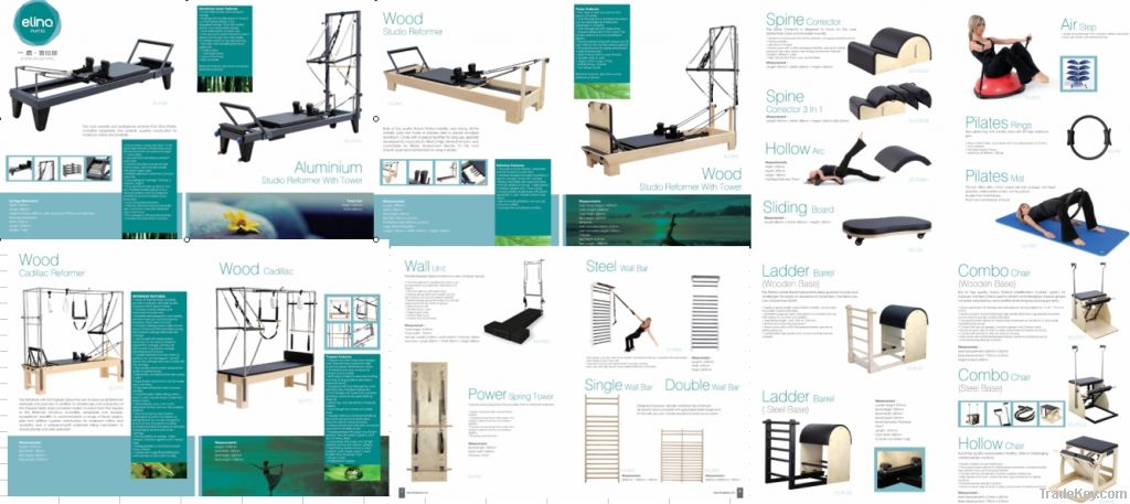 Pilates reformer fitness equipments