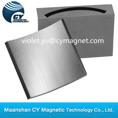 hard ferrite segment magnet used in electric motors