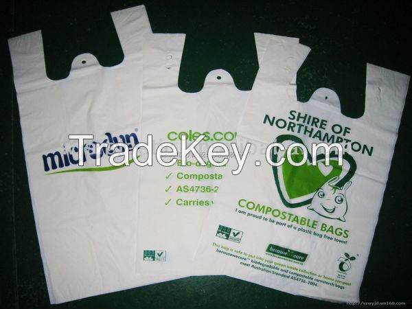 High Quality HDPE T-Shirt Bag in Block