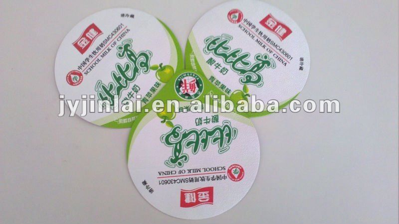 Alluminum Foil Lid For Yogurt Package