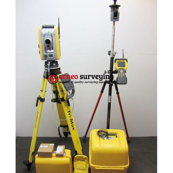 Trimble S6 DR 300+ 2 Sec Robotic Total Station complete set