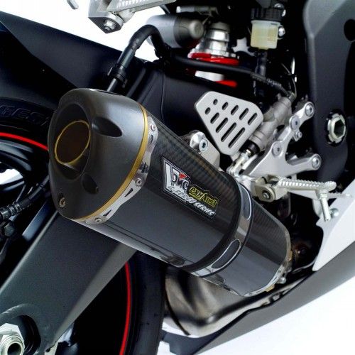 Racing Two Brothers Style Carbon Fibre Motorcycle Exhaust Slip On System