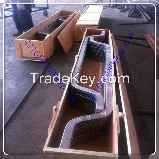 Titanium copper composite flat welding bar for electrolysis