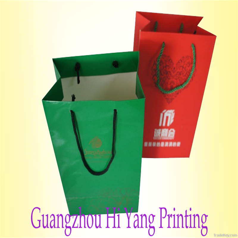 High quality packaging paper shopping bag