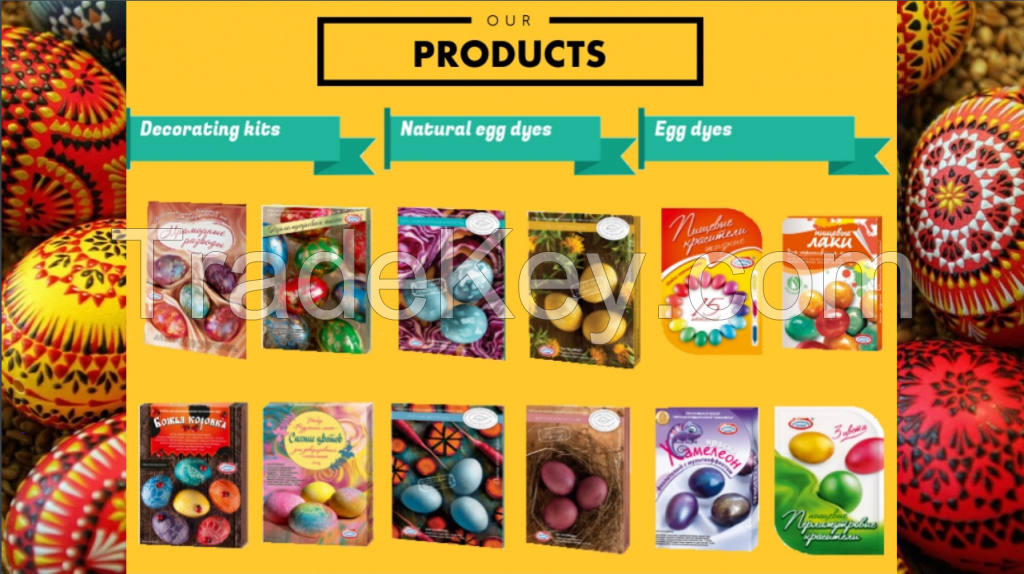 Easter egg decorating kits