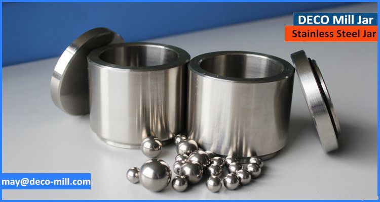 Stainless Steel Ball Mill Jars 100ml Volume, Planetary Ball Mill Jar