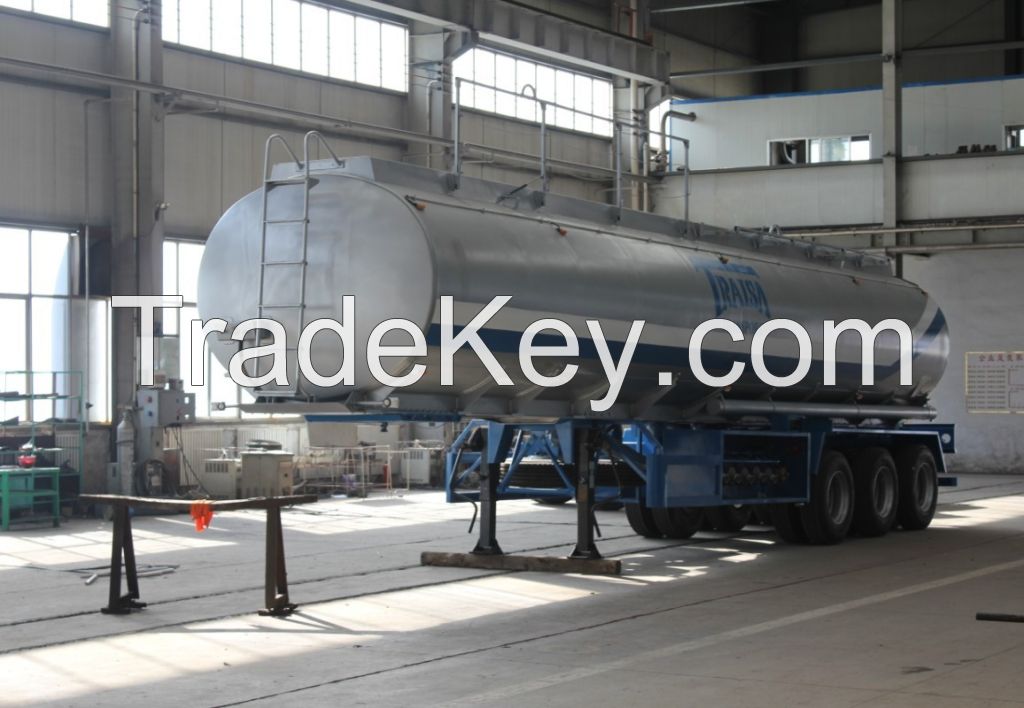 aluminum fuel tanker trailer