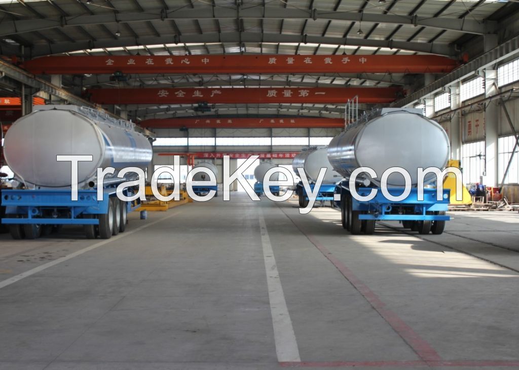 aluminum fuel tanker trailer