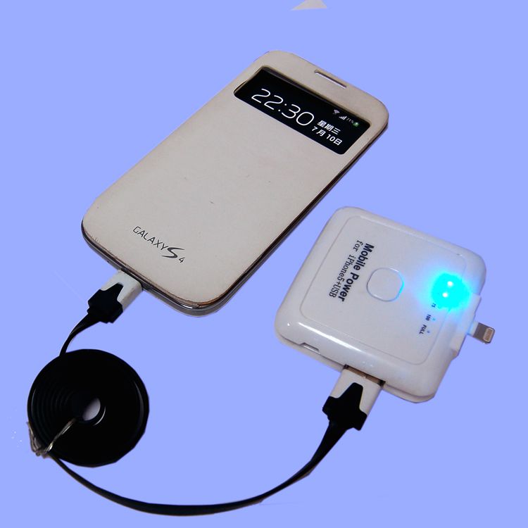 latest electronic products in market portable  charger for apple iphone 5/5s/samsung galaxy 5s