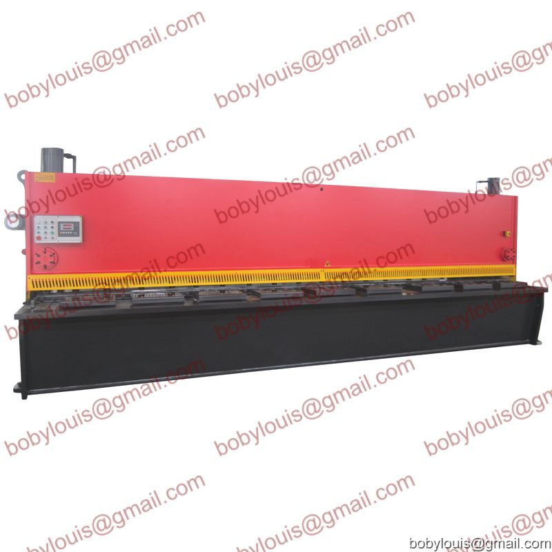 Hydraulic guillotine shear for sheet metal shearing QC11Y-8X6000