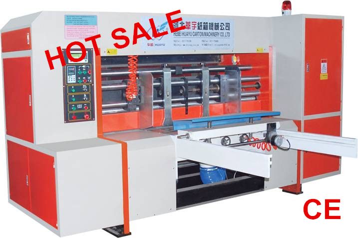 high output good quality cheap HY-QM series automatic carton box rotary die cutter machine carton box making machine  corrugated machine 