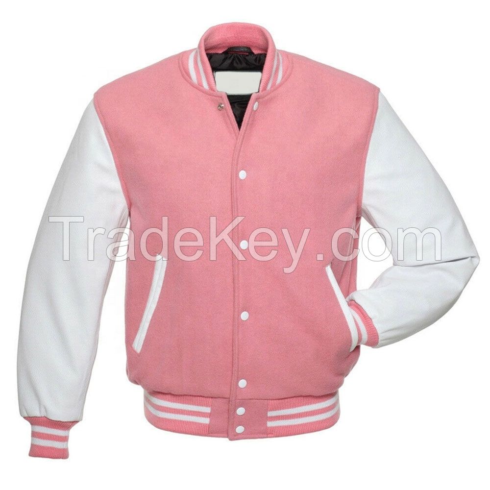 Oem sportswear Baseball Cotton Letter Workout Coat Men Sports Embroidery Varsity Jackets Custom Men