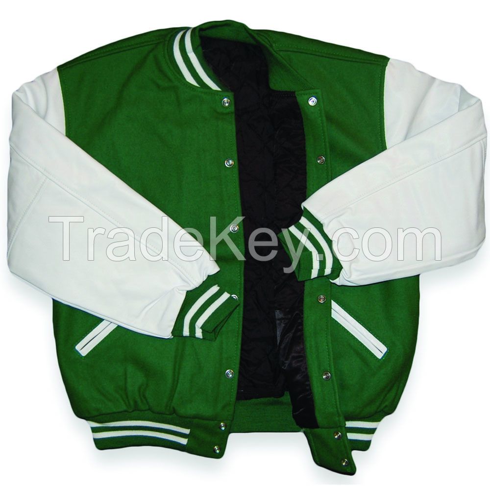 High Quality Custom Print Embroidered Varsity Jackets Unisex Baseball Varsity American Letterman Jacket Oversized Jacket