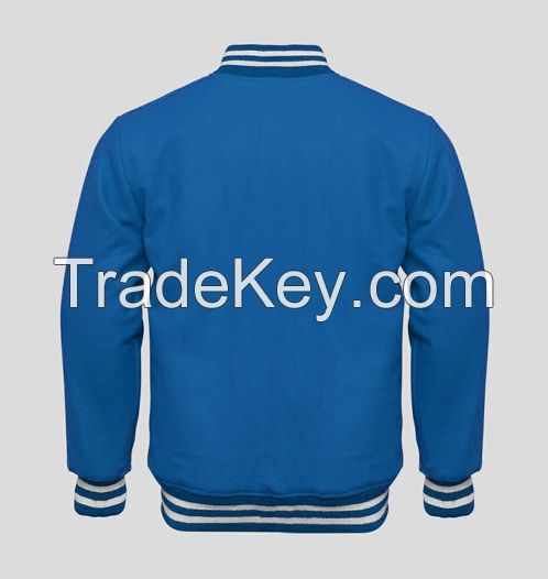 OEM wholesale winter outdoor custom logo Embroidery plus size baseball Men's jackets oversize black varsity jacket