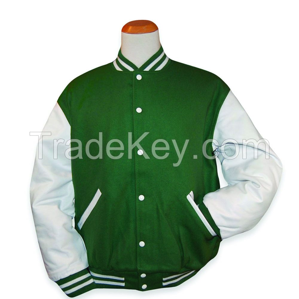 High Quality Custom Print Embroidered Varsity Jackets Unisex Baseball Varsity American Letterman Jacket Oversized Jacket