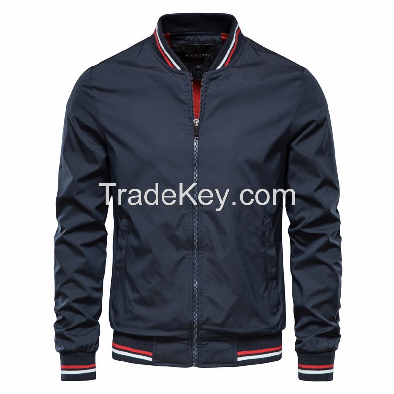 Men's Outdoor Tactical Jacket Bomber Varsity Jacket Airforce Flight Pilot Jacket for Spring Autumn