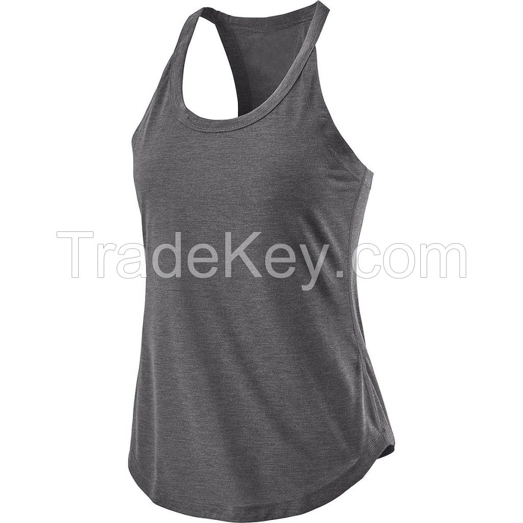 Hot Sale Printable Colorful Tank Top Sleeveless Sport Shirt Women Tank Top Sublimated Tank Top Blank