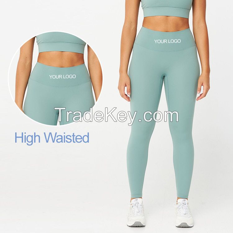 High Quality Women's New Hot Compression Yoga Set Fitness 2 Piece Bra And Legging Gym Wear Yoga