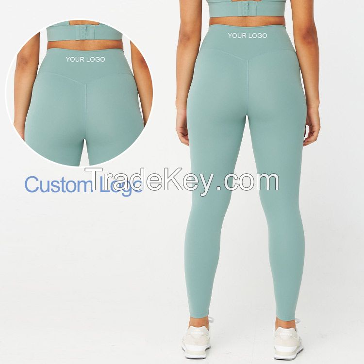 High Quality Women's New Hot Compression Yoga Set Fitness 2 Piece Bra And Legging Gym Wear Yoga