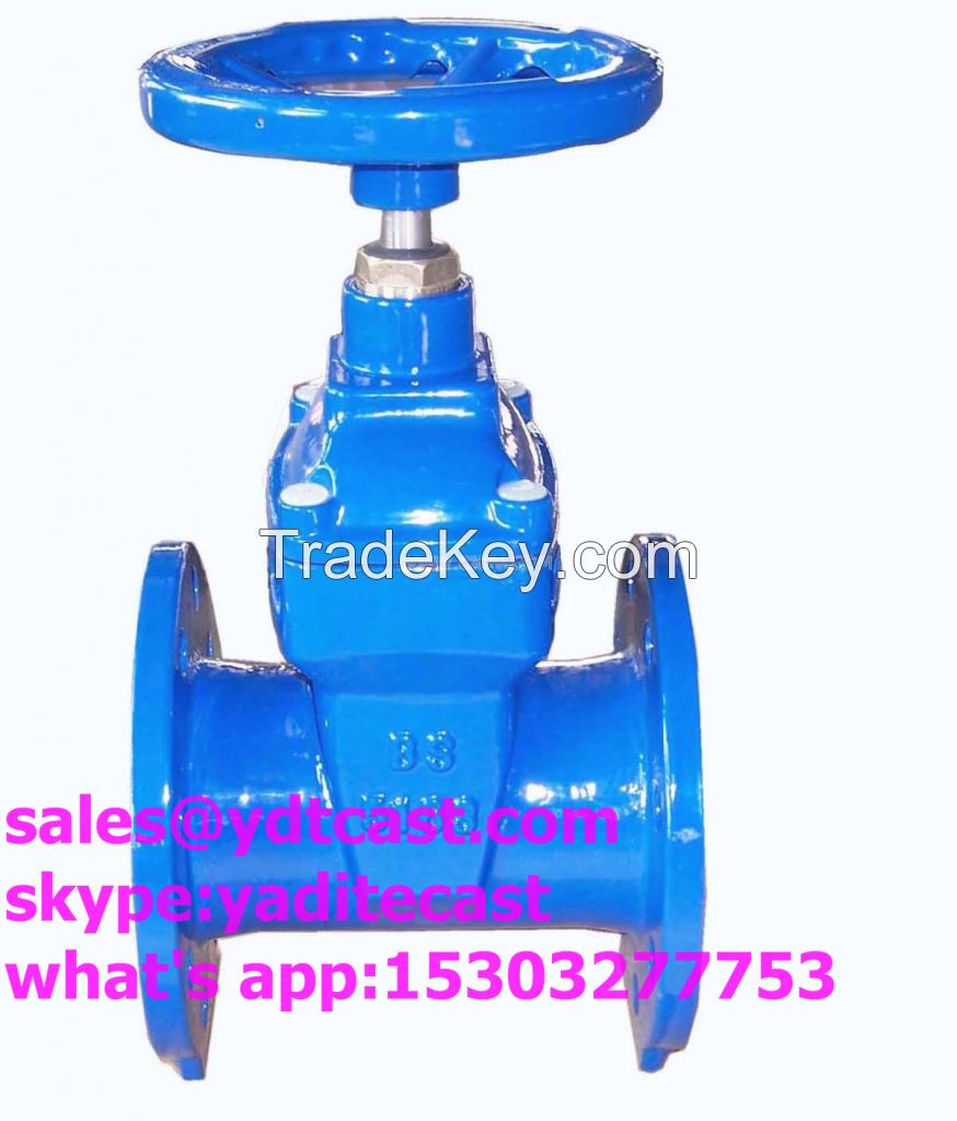 cast iron non rising stem din 3352 gate valves