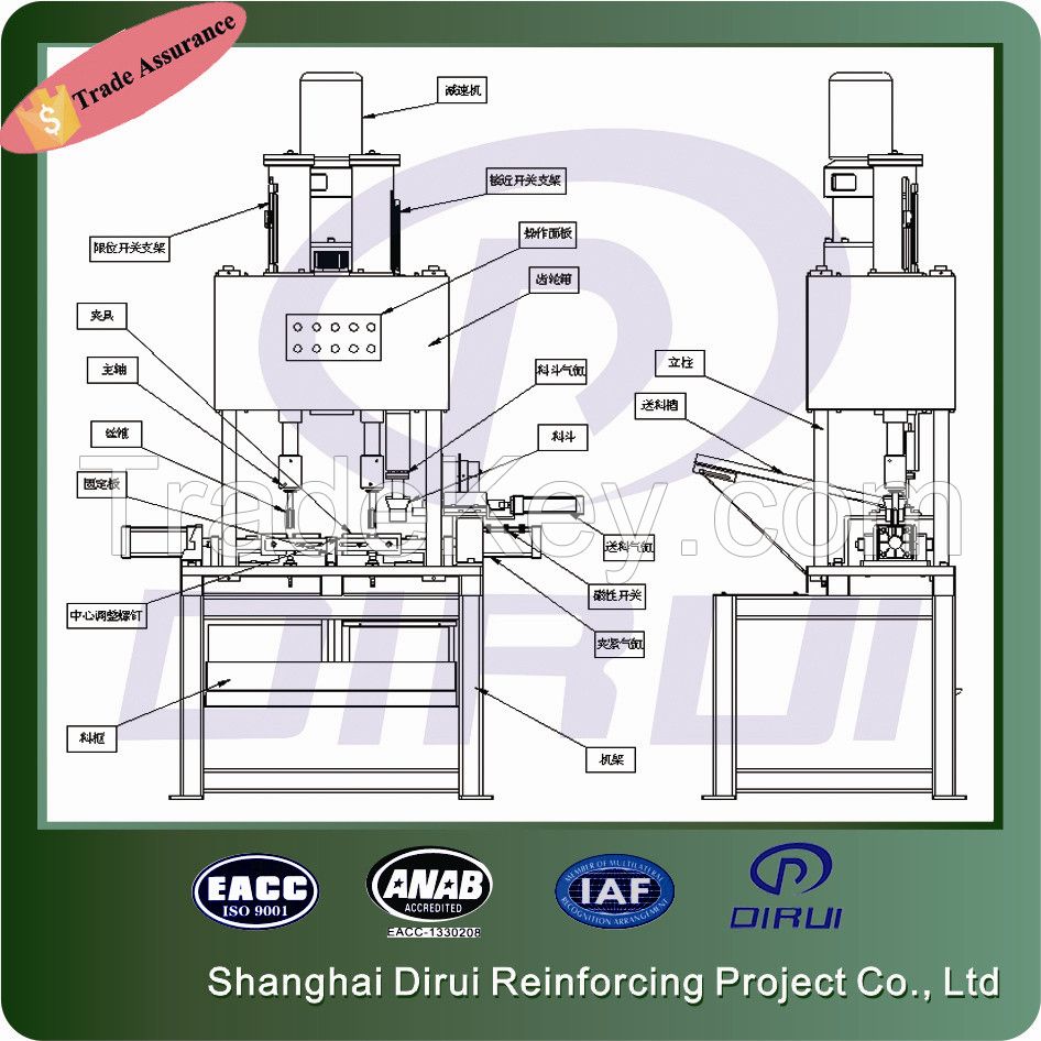 China Hot selling DGS-40Z automatic tapping machine coupler threading machine rebar coupler making machine