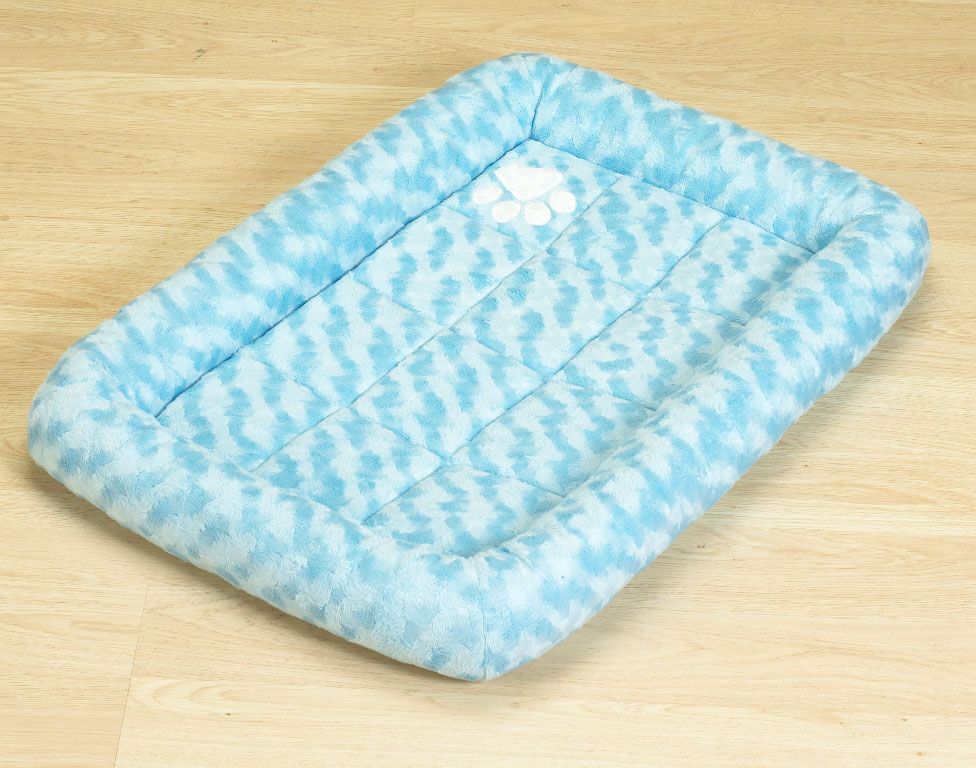 soft swirl plush bolster dog bed