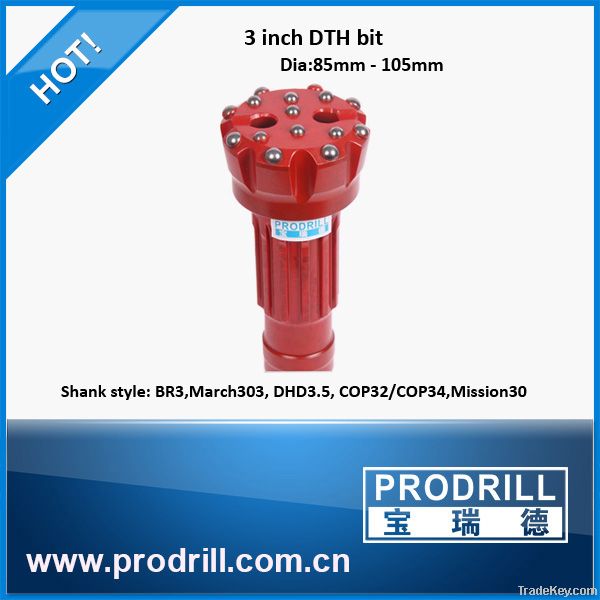 Rock drill dth hammer bits